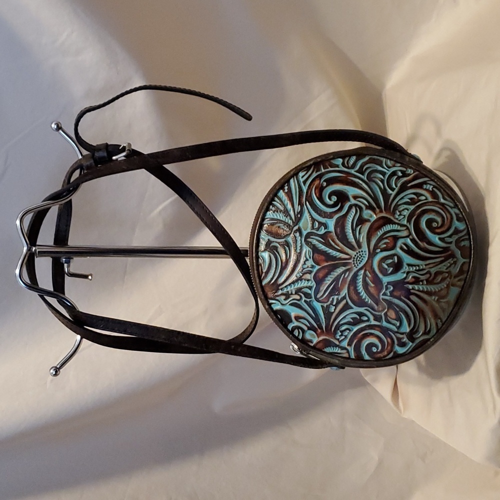 Patricia Nash Floral Round Crossbody